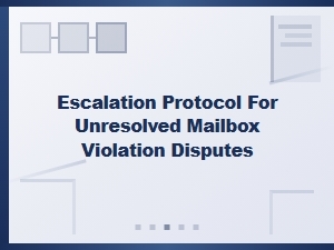 Steps for Resolving Mailbox Disputes